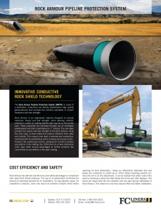 Rock Armour Pipeline Protection System FC Liners